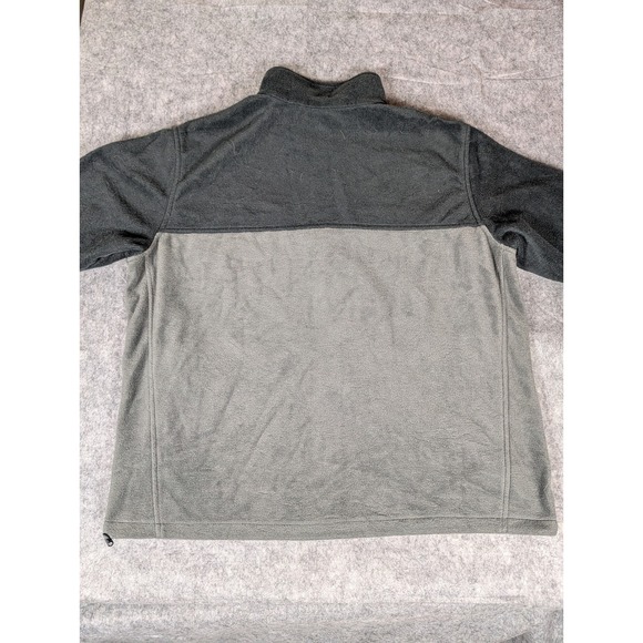 Columbia Mens Fleece Jacket Full Zip Gray Black 2X Outdoor Warm - Picture 7 of 10